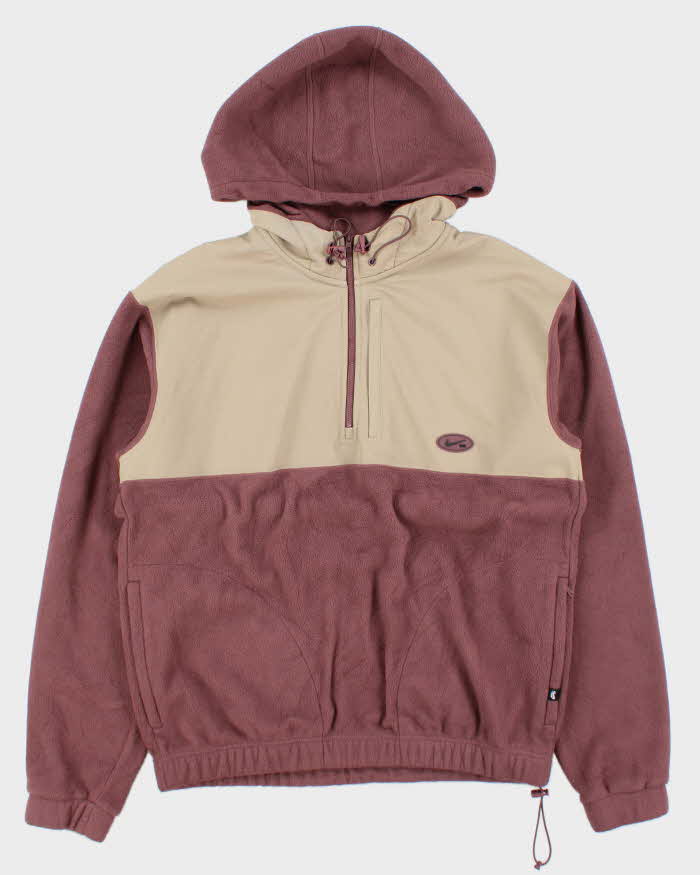 Vintage Nike SB Quarter-zip Hooded Fleece - S