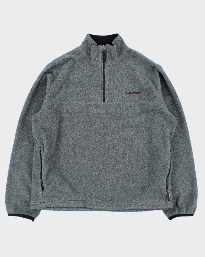 Vintage 90s Ralph Lauren Polo Sport Quarter-zip Fleece - L