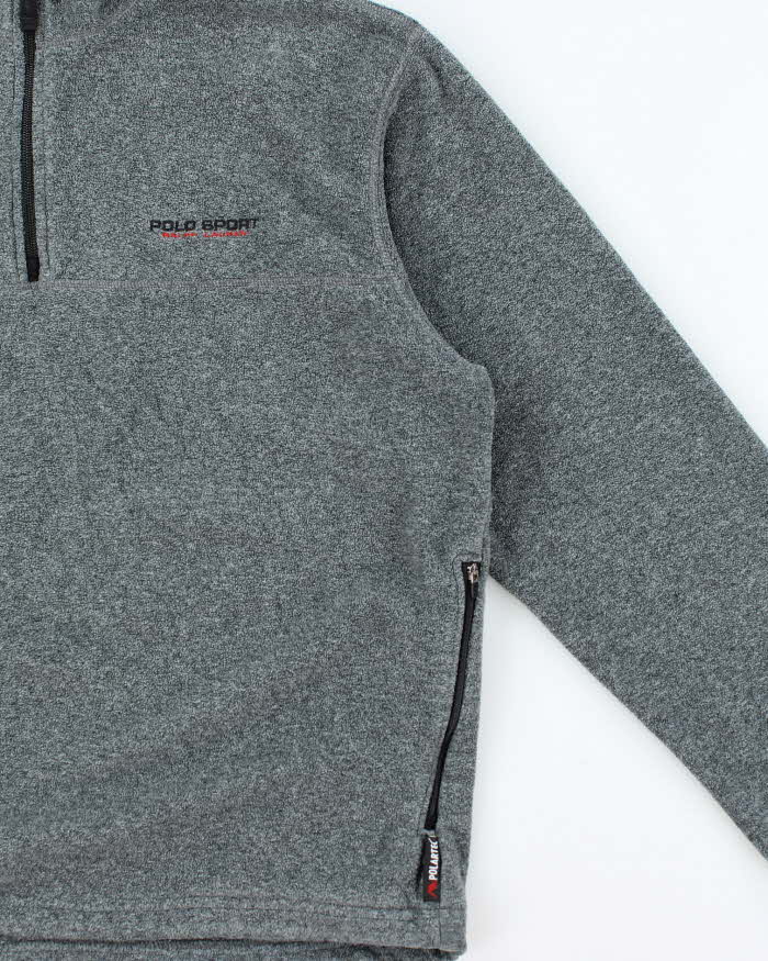 Vintage 90s Ralph Lauren Polo Sport Quarter-zip Fleece - L