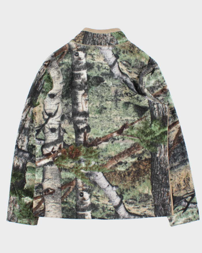 Vintage 00s Mossy Oak Full-zip Fleece - M