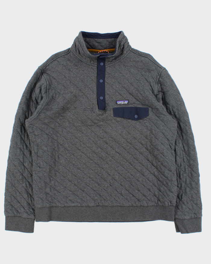 Vintage Patagonia Quilted Quarter-Button Fleece - L