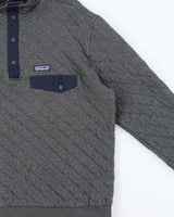 Vintage Patagonia Quilted Quarter-Button Fleece - L
