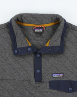 Vintage Patagonia Quilted Quarter-Button Fleece - L
