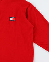 Vintage 90s Tommy Hilfiger Quarter-zip Fleece - XL