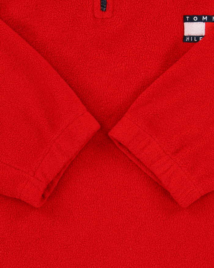 Vintage 90s Tommy Hilfiger Quarter-zip Fleece - XL