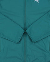 Vintage Arc'teryx 'Kyanite LT Hoody' Teal Full-Zip Soft Shell Hooded Fleece - M
