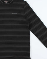 Vintage Eddie Bauer Striped Crewneck Fleece - L