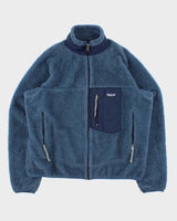 Vintage FA1999 Patagonia Classic Retro-X Made In USA Deep Pile Full-Zip Sherpa Fleece - L