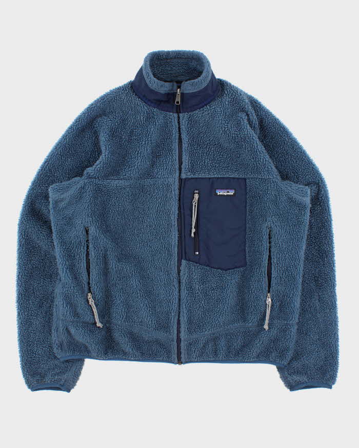 Vintage FA1999 Patagonia Classic Retro-X Made In USA Deep Pile Full-Zip Sherpa Fleece - L