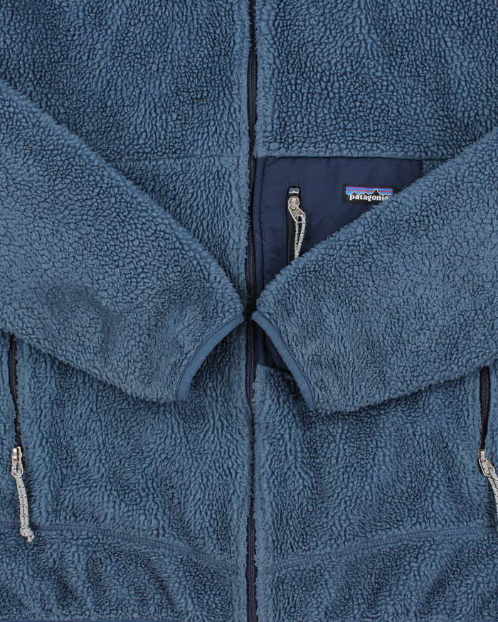 Vintage FA1999 Patagonia Classic Retro-X Made In USA Deep Pile Full-Zip Sherpa Fleece - L