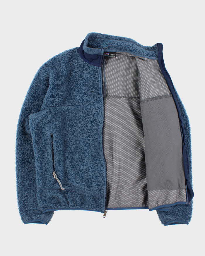 Vintage FA1999 Patagonia Classic Retro-X Made In USA Deep Pile Full-Zip Sherpa Fleece - L