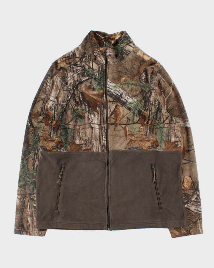 Vintage 00s Realtree Full-zip Fleece - L