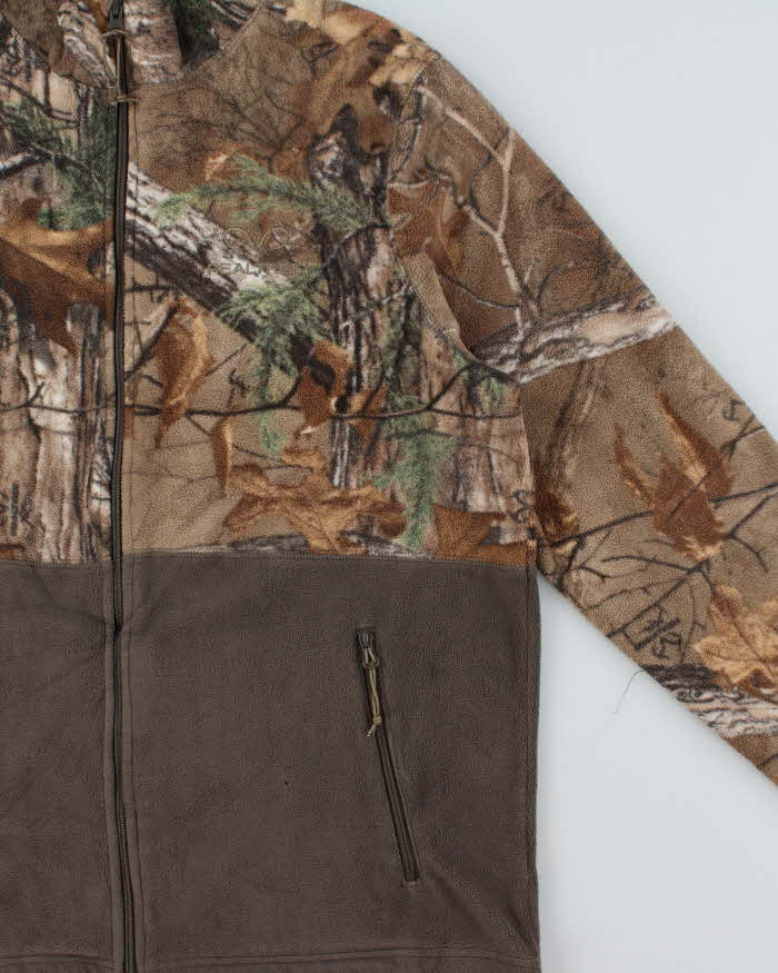 Vintage 00s Realtree Full-zip Fleece - L