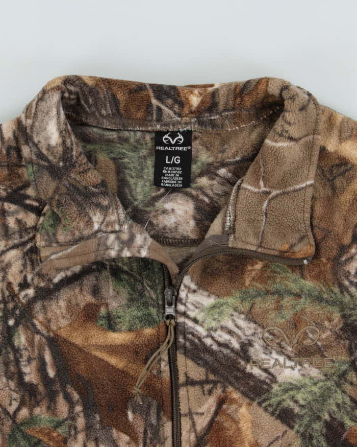 Vintage 00s Realtree Full-zip Fleece - L