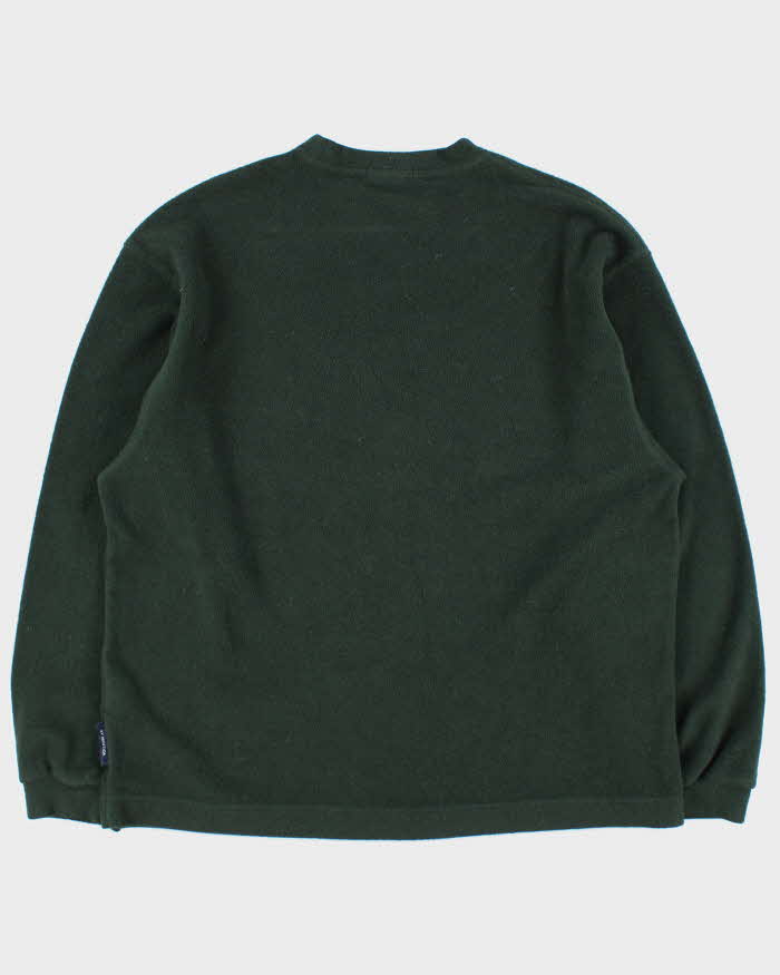 Vintage 1990s Nautica Tech Spell-Out Embroidered Crewneck Fleece - XL