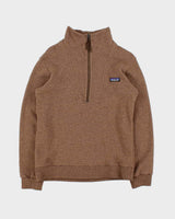 Vintage Patagonia Wool Blend Quarter-Zip Knit Fleece - S