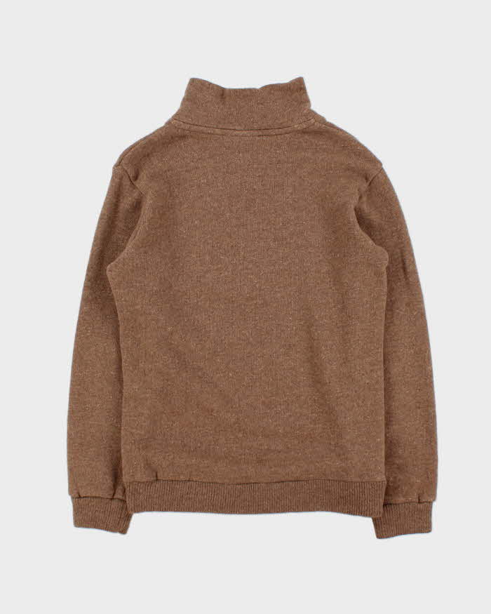 Vintage Patagonia Wool Blend Quarter-Zip Knit Fleece - S
