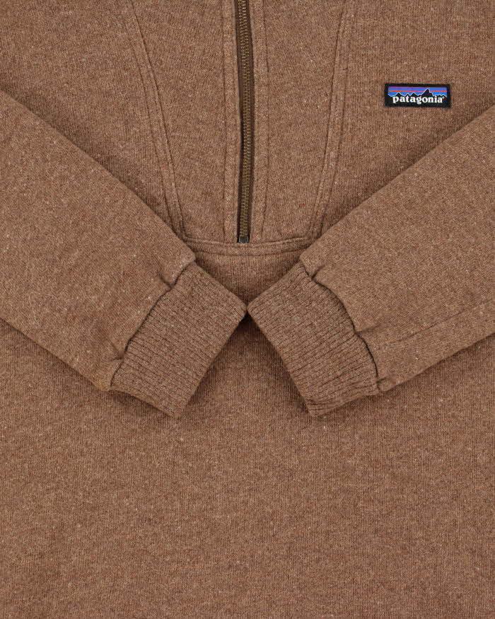 Vintage Patagonia Wool Blend Quarter-Zip Knit Fleece - S