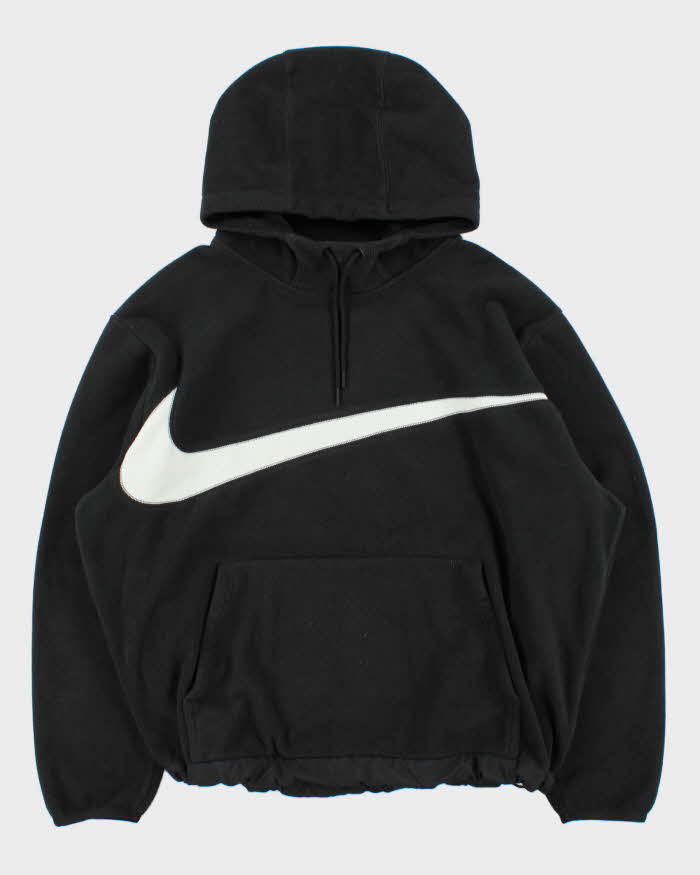 Vintage Nike Big Swoosh Oversized Sherpa Tech Fleece Hoodie  - XL