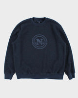 Vintage Nautica Sailing Embroidered Deep Pile Sherpa Crewneck Fleece - M