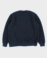 Vintage Nautica Sailing Embroidered Deep Pile Sherpa Crewneck Fleece - M
