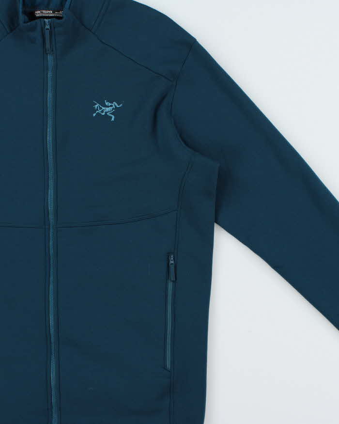 Vintage Arc'teryx 'Kyanite AR' Teal Full-Zip Fleece - XL