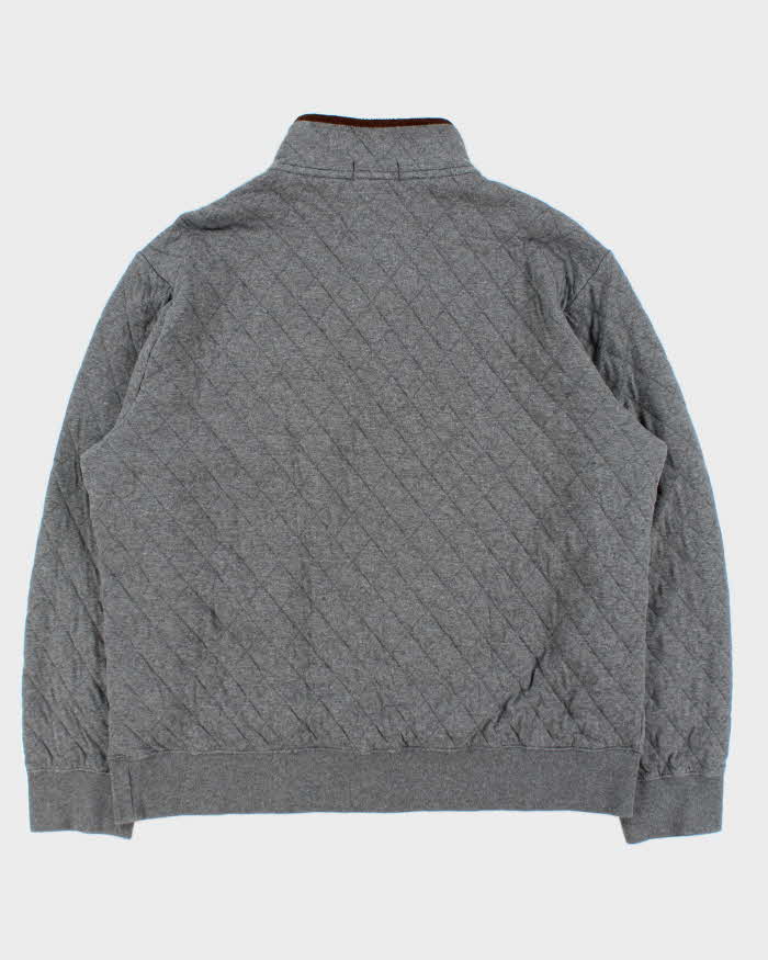 Vintage Polo Ralph Lauren Quilted Snap Button Pullover Fleece - XL