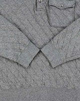 Vintage Polo Ralph Lauren Quilted Snap Button Pullover Fleece - XL