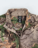 Vintage Realtree Camo Khaki Full-Zip Fleece - M