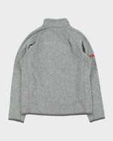 Vintage Patagonia Marl Grey Quarter-Zip Fleece - M