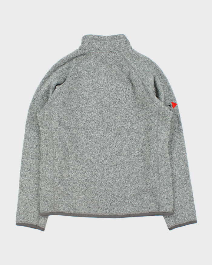 Vintage Patagonia Marl Grey Quarter-Zip Fleece - M