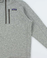 Vintage Patagonia Marl Grey Quarter-Zip Fleece - M