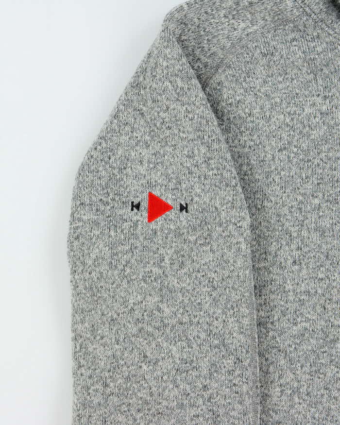 Vintage Patagonia Marl Grey Quarter-Zip Fleece - M