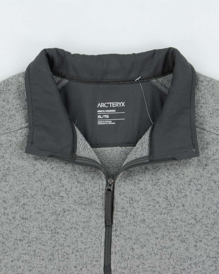 Arc'teryx Covert Marl Grey Quarter-Zip Fleece - XL