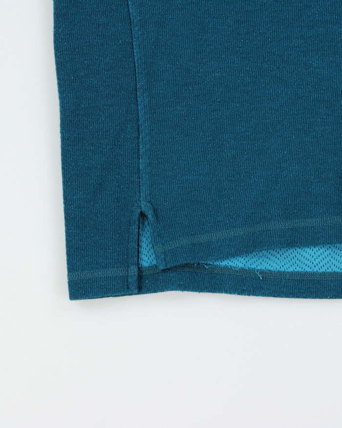 Vintage Y2K 00s Arc'teryx Polartec Teal Snap Button Pullover Fleece - M