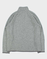 Vintage Patagonia Marl Grey Quarter-Zip Pullover Fleece - XL