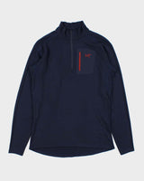 Vintage Arc'teryx Rho LT Wool Quarter-Zip Pullover Therma Fleece - L