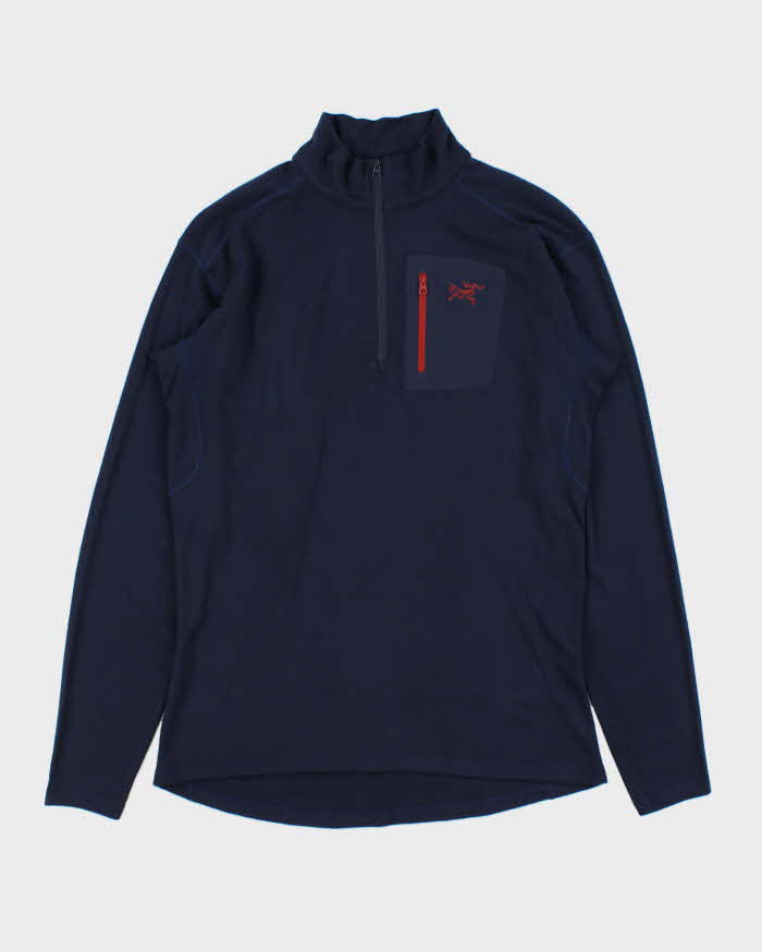Vintage Arc'teryx Rho LT Wool Quarter-Zip Pullover Therma Fleece - L