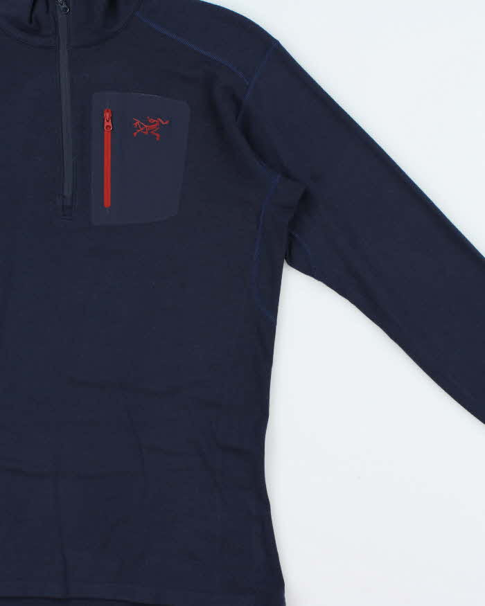 Vintage Arc'teryx Rho LT Wool Quarter-Zip Pullover Therma Fleece - L