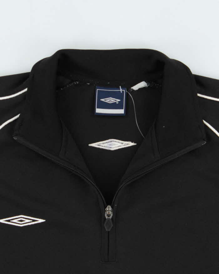 Vintage Y2K 00s Umbro Quarter-Zip Shell Pullover - S