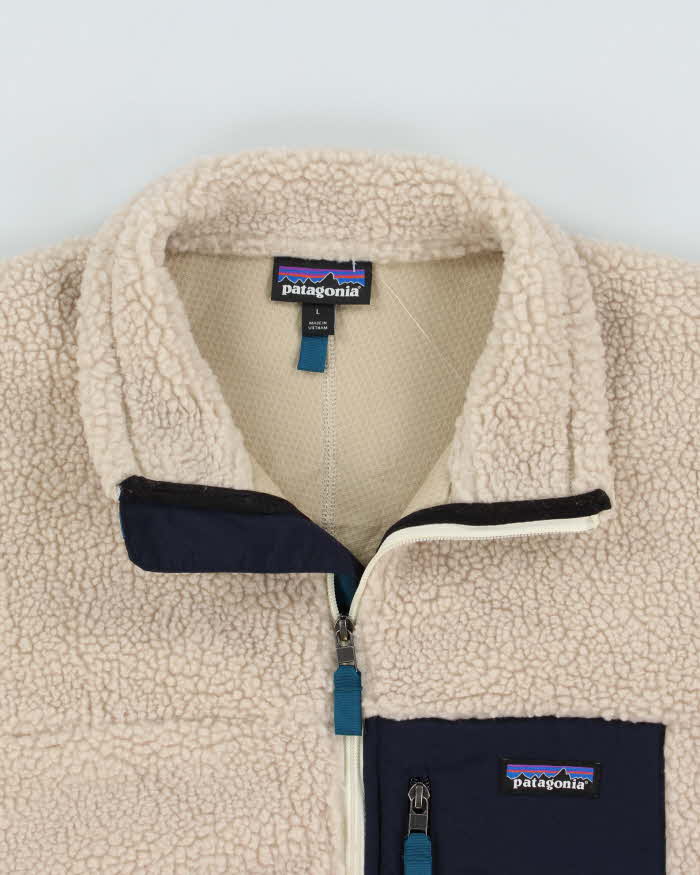 Vintage Patagonia Classic Retro X Deep Pile Sherpa Full-Zip Fleece - L