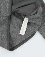 Vintage Patagonia Grey Marl Full-Zip Fleece - M