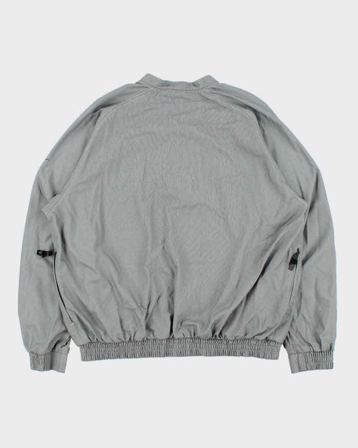 Vintage Y2K 00s Nike Golf Soft Shell Snap Button Pullover - M