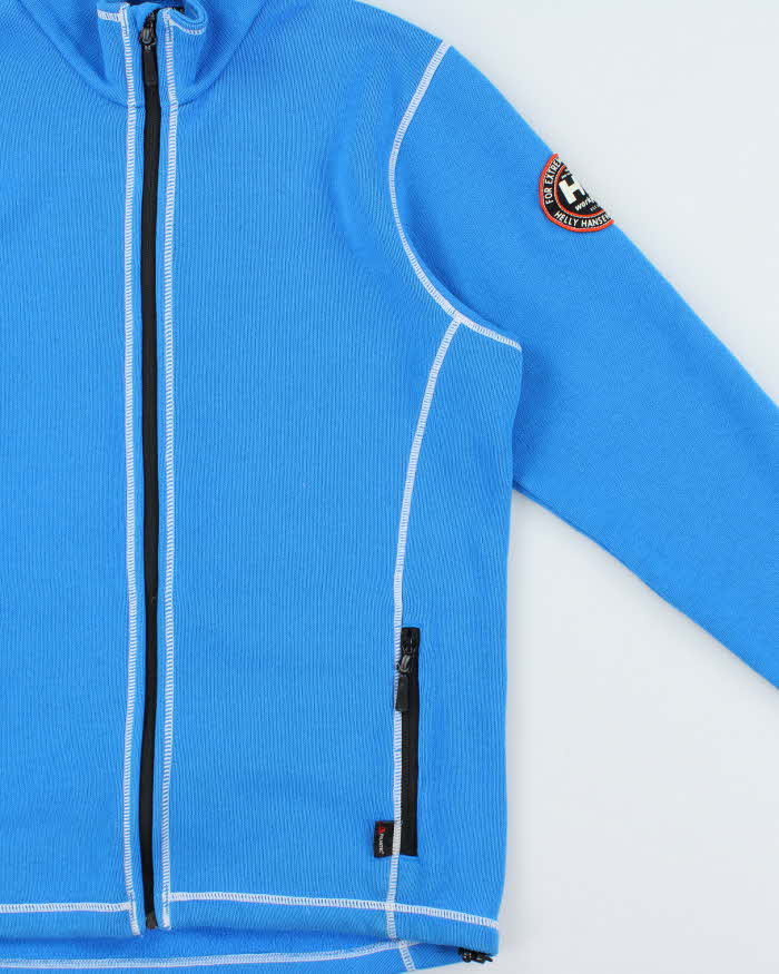 Vintage Helly Hansen 'Workwear' Polartec Contrast Stitch Full-Zip Fleece - L