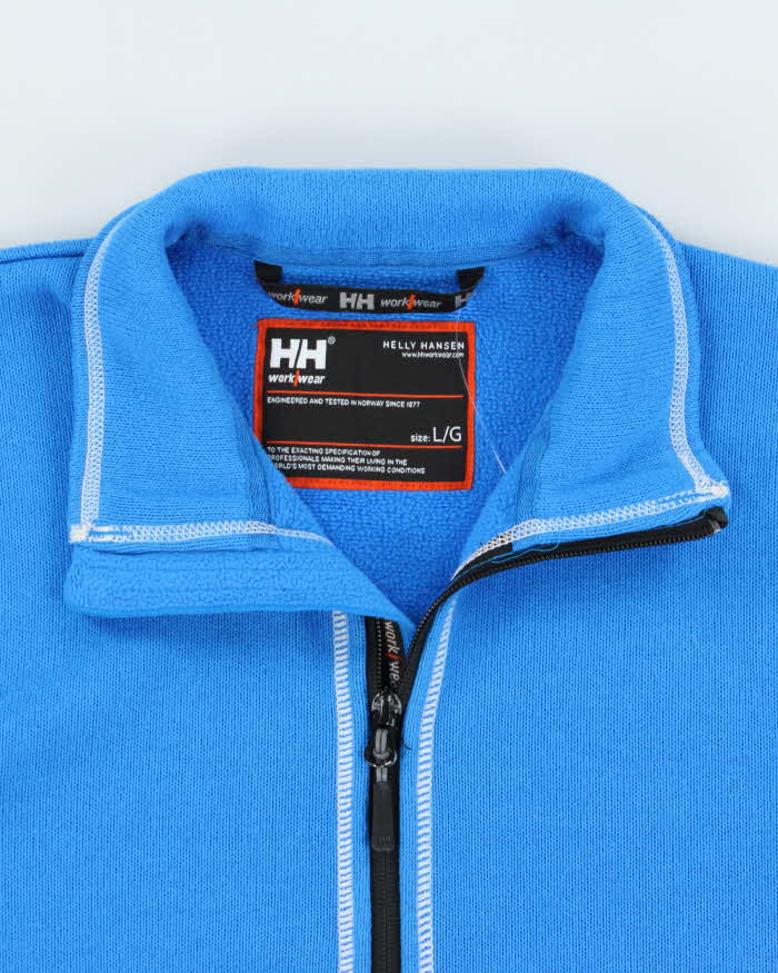 Vintage Helly Hansen 'Workwear' Polartec Contrast Stitch Full-Zip Fleece - L
