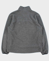 Vintage The North Face Marl Grey Full-Zip Fleece Jacket - L