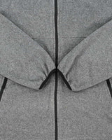 Vintage The North Face Marl Grey Full-Zip Fleece Jacket - L