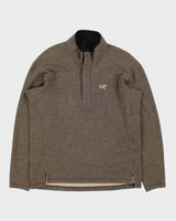 Vintage Y2K 00s Arc'teryx Delta Polartec Snap Button Pullover Fleece - L