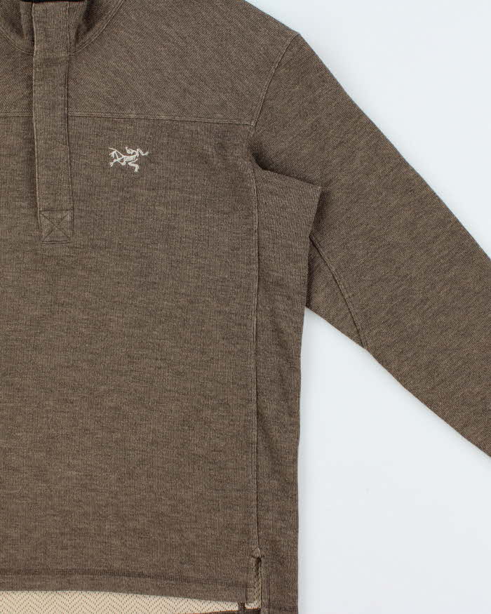 Vintage Y2K 00s Arc'teryx Delta Polartec Snap Button Pullover Fleece - L