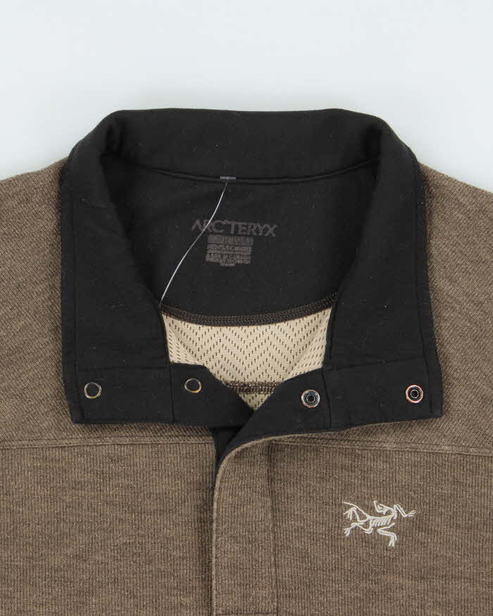 Vintage Y2K 00s Arc'teryx Delta Polartec Snap Button Pullover Fleece - L